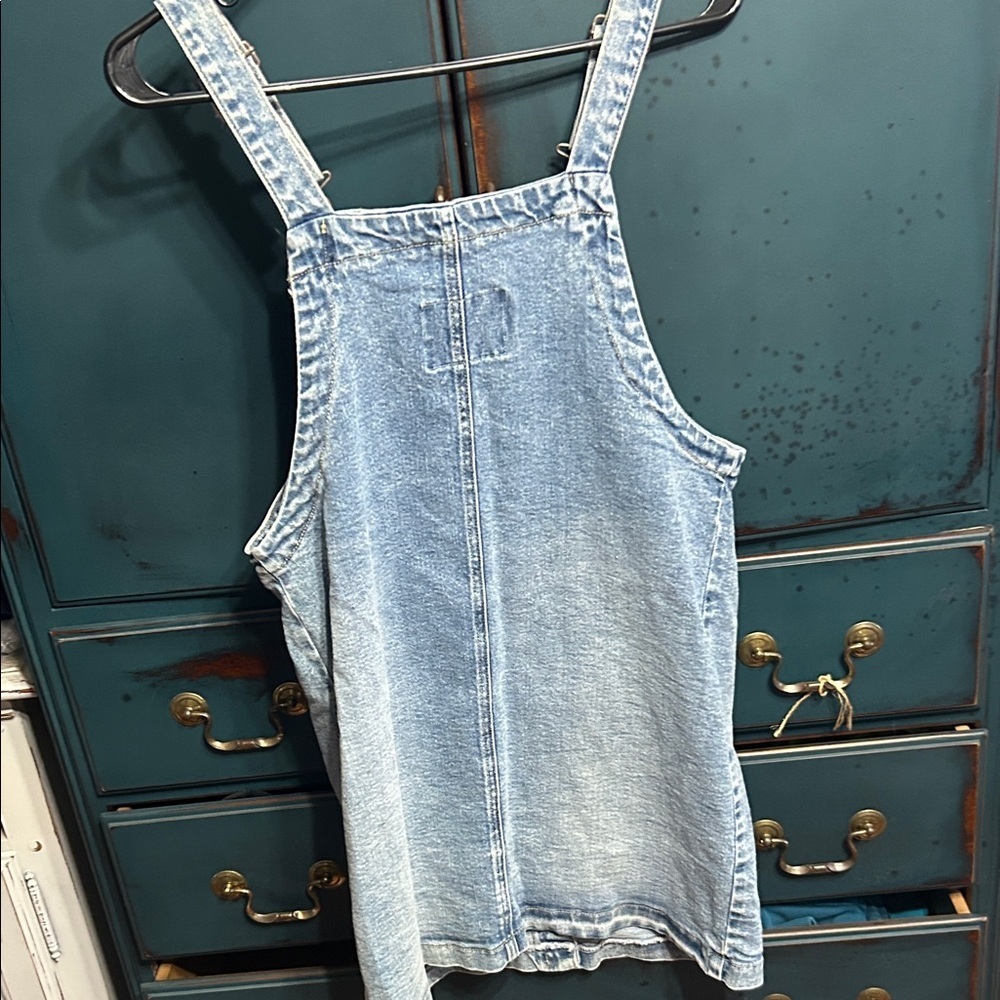 Denim Overall Dress xs - Picture 2 of 8